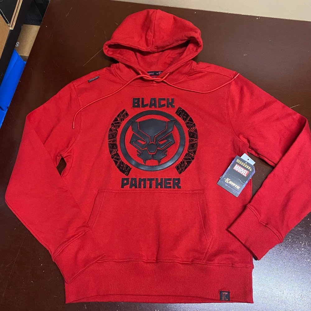 Dekryptic Mens Red X Marvel Black Panther Long Sleeve Pullover Hoodie S M XL 3X